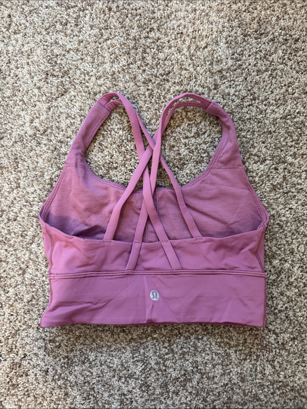 lululemon athletica Dusty Rose Strappy Sports Bra